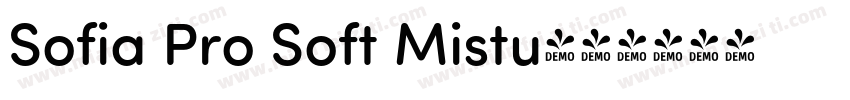 Sofia Pro Soft Mistu字体转换